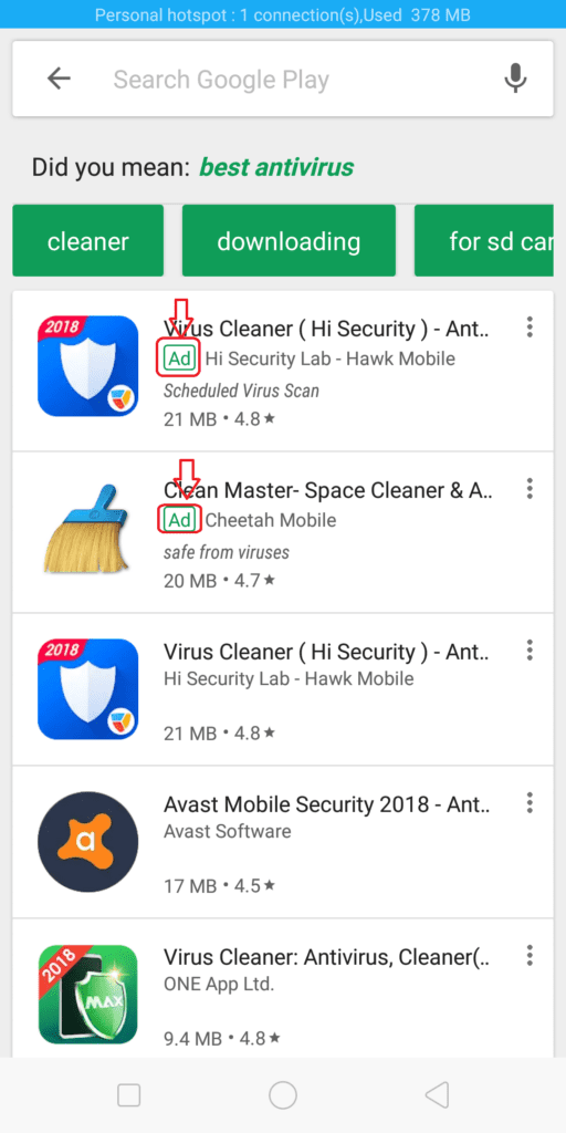 Android App installation tips
