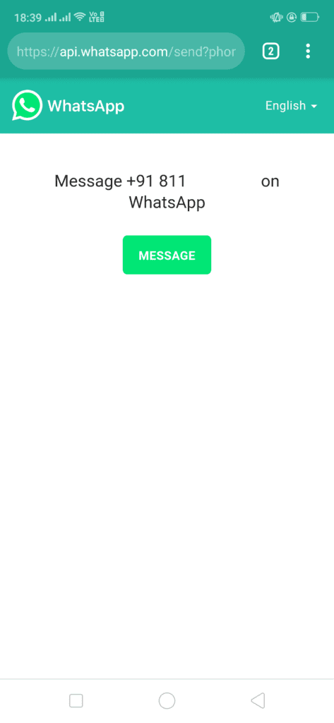 फ़ोन नंबर बिना सेव किये ही WhatsApp कैसे करें?