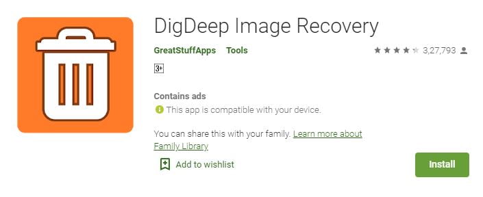Dig Deep Image Recovery