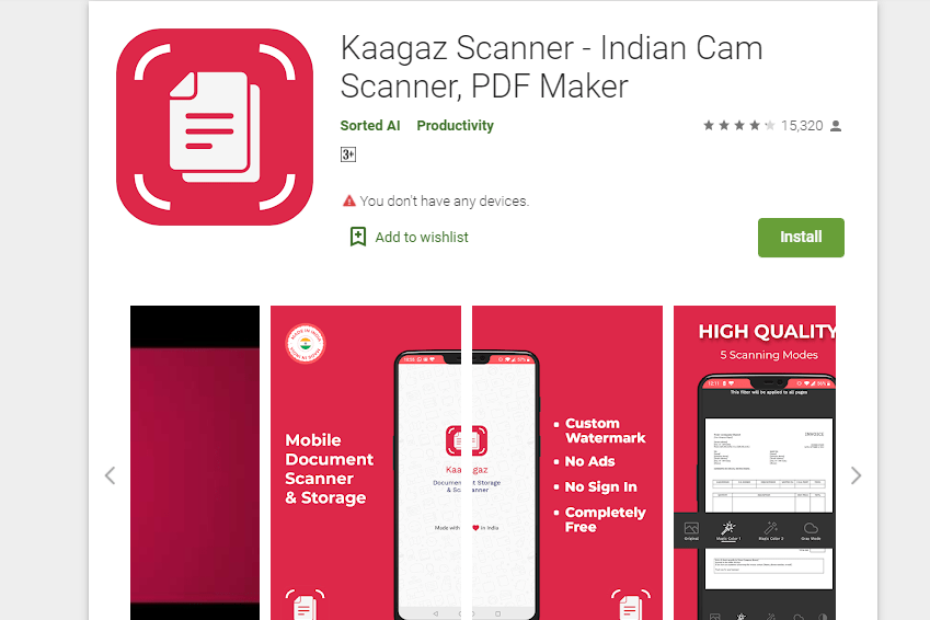 Top 5 App : किसी भी डॉक्यूमेंट को मोबाइल से Scan करें