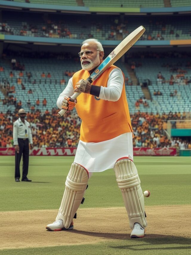 जब नेता लोग क्रिकेटर बनते तो फोटो कुछ ऐसा होता